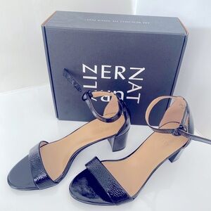 NWT Naturalizer Vera Black Patent Heels Size 8.5 W